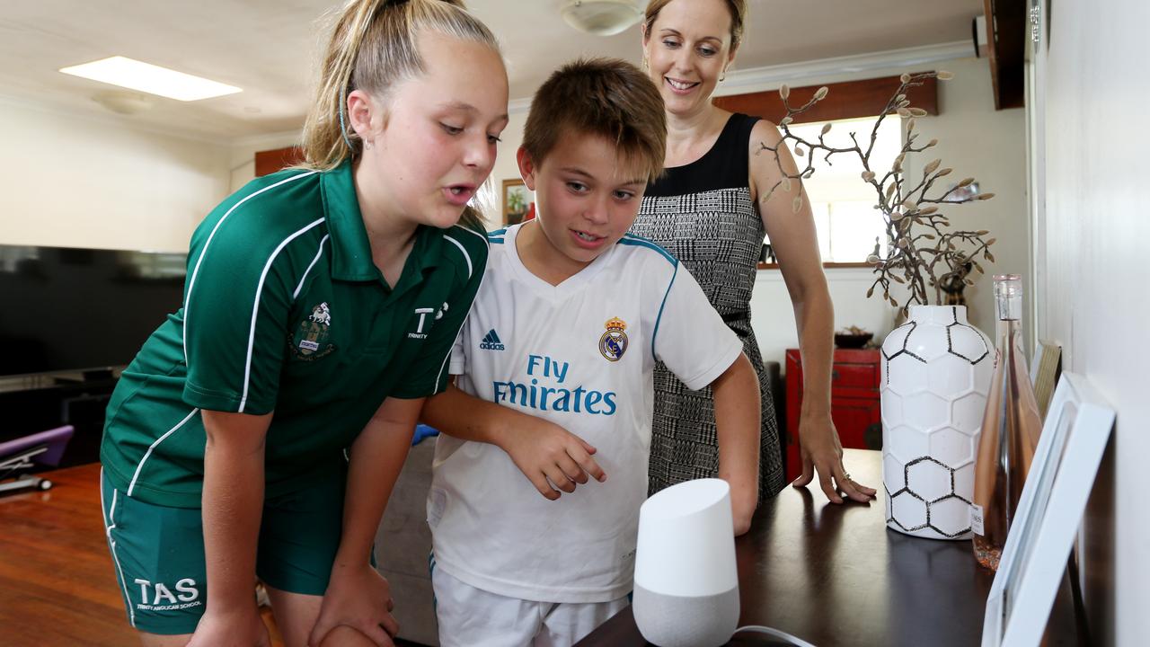 You and your family can get the latest sports news on your smart speaker. Picture: Stewart McLean.