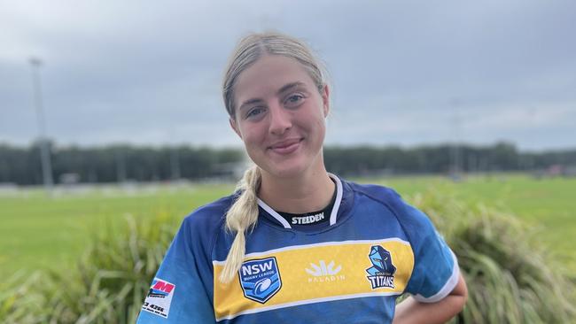 Tarah Smith has represented the North Rivers Titans at the Country Championships. Photo: supplied.