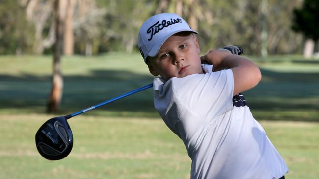 Golfer Matthys Visser, Clontarf, is going to the US. Pictured at Redcliffe Golf Club. Picture: Chris Higgins