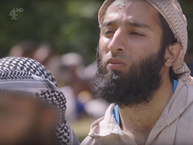 Khuram Shazad Butt featured in the Channel 4 documentary The Jihadist Next Door. Butt was one of three terrorists responsible for the London terror attack. Picture: Channel 4