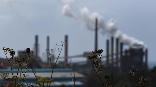 The Port Kembla Steelworks are the home of BlueScope Steel. Picture: AAP /Dean Lewins.