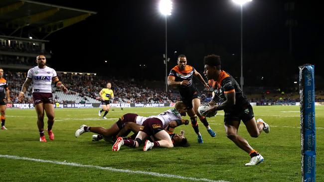 The Tigers kept their season alive at Campbelltown Stadium. (Photo by Cameron Spencer/Getty Images)