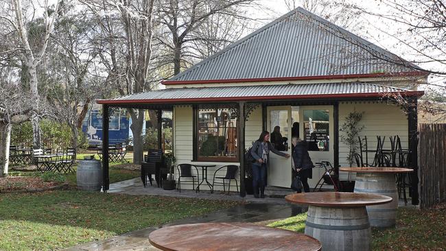 The exterior of the Wattlebanks cafe at Richmond. Picture: LUKE BOWDEN