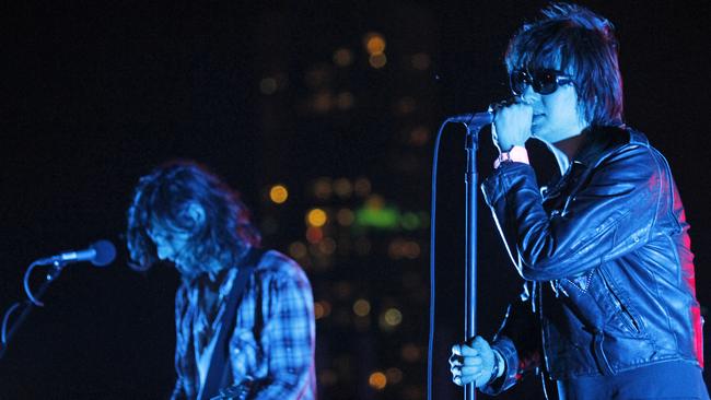 This is it: Julian Casablancas and The Strokes will return to Splendour this year. Picture: AP