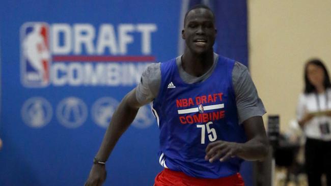 Thon Maker worked out for 25 NBA teams.