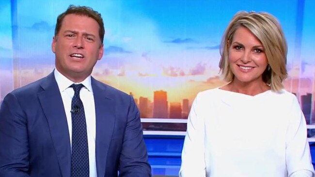 Karl Stefanovic and Georgie Gardner.