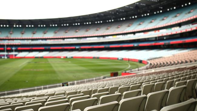 AFL football has not been played in Victoria for months and that will be the case all year. Picture: Getty Images