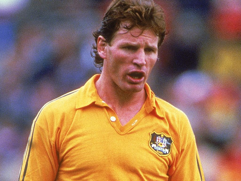 Simon Poidevin playing for the Wallabies in 1987. Picture: Getty Images.
