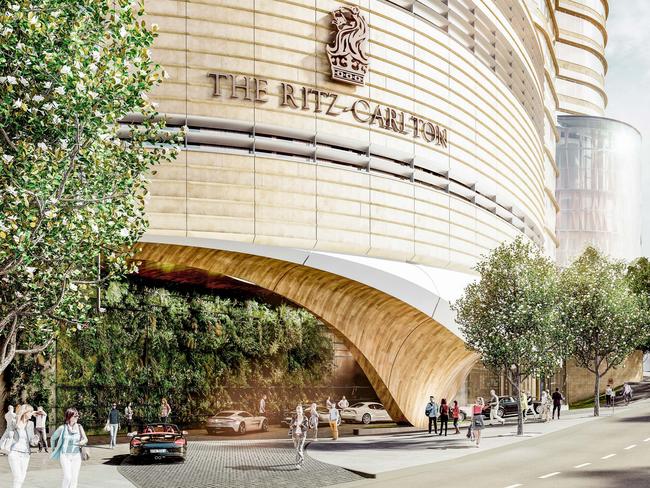 Concept image of the Ritz-Carlton tower. Picture: Supplied