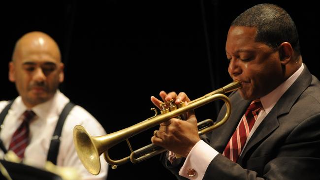 Wynton Marsalis and the Jazz at the Lincoln Centre Orchestra. Picture: Frank Stewart