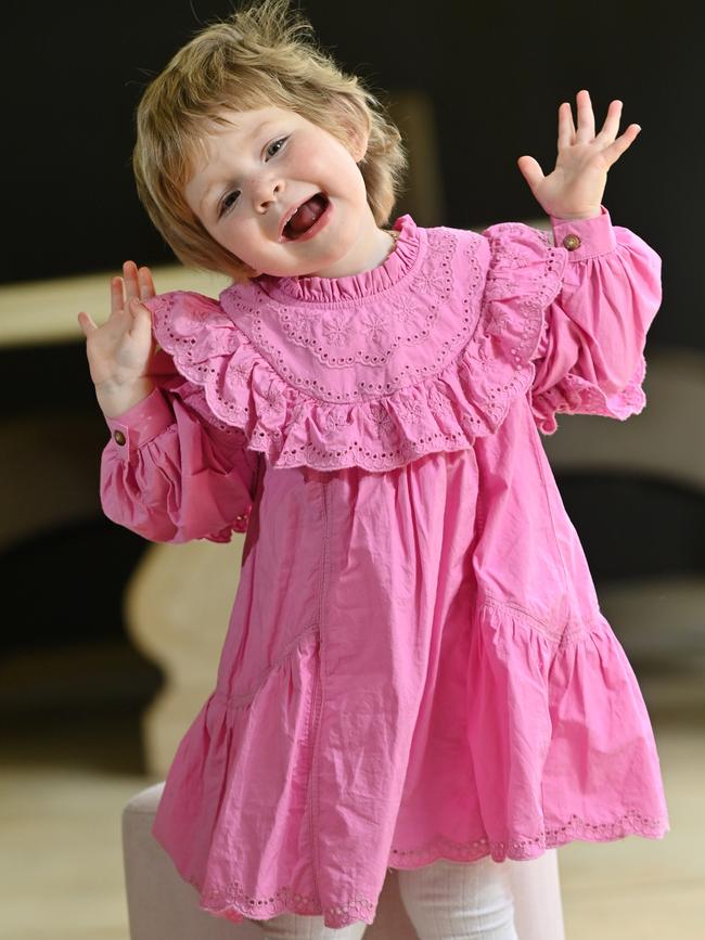 Valentina had a mutated gene known as TP53 which makes carriers much more susceptible to cancer. Picture: Keryn Stevens