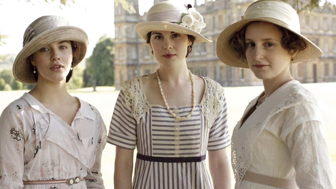 Lord Grantham’s three daughters, Sybil, Mary and Edith.