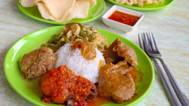 Warung Ita’s Indonesian meal deal. Picture: Jenifer Jagielski