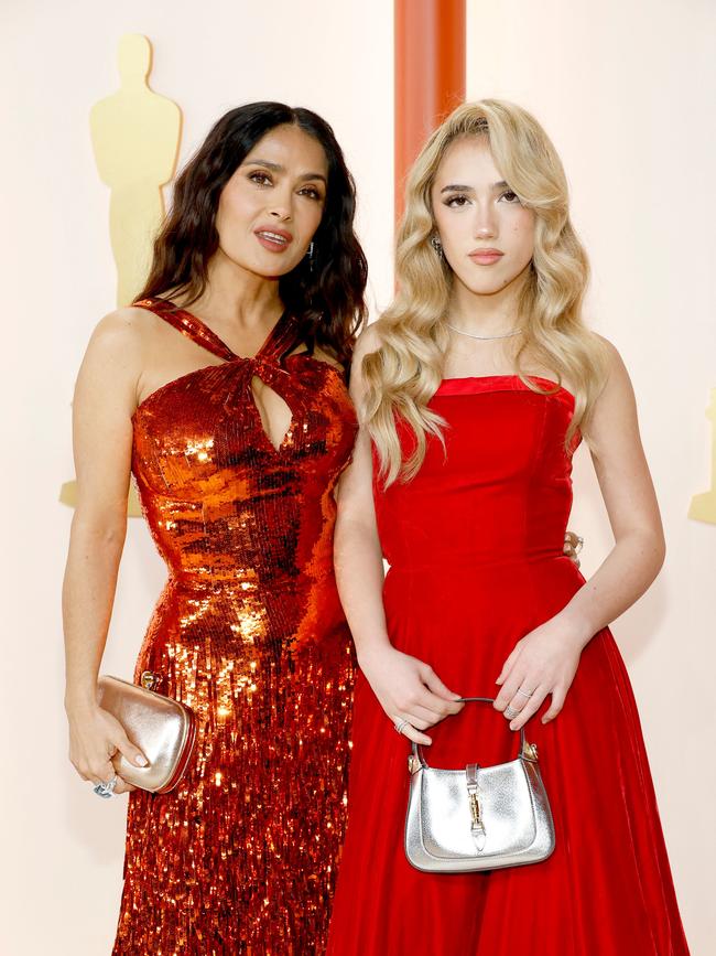 Salma Hayek and daughter Valentina Paloma Pinault. Picture: Mike Coppola/Getty via AFP