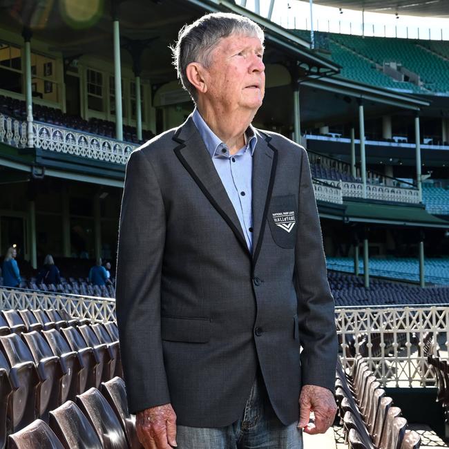 Ian Heads in his Rugby League Hall of Fame blazer at the SCG