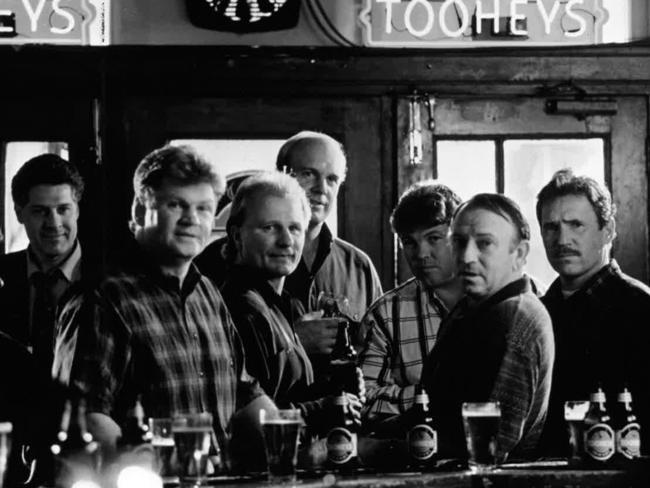 Doug Walters (2nd from right) during a Toohey's beer advertisement in 1994.