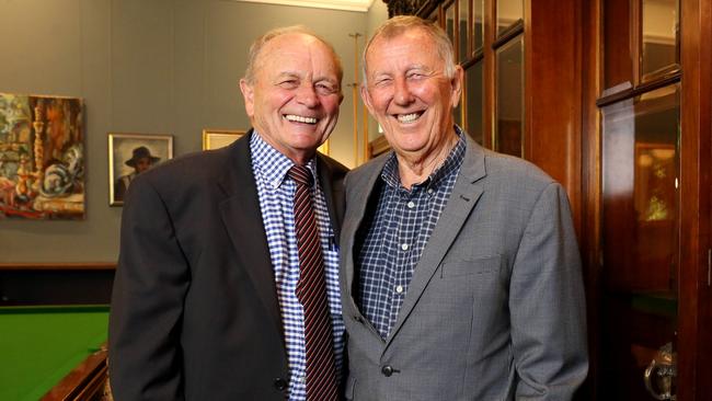 Gerry Harvey and John Singleton have been friends for more than 50 years. Picture: James Croucher