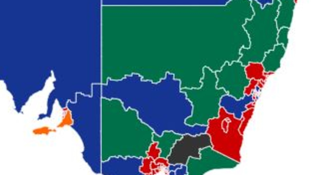 Live results from Parkes electorate