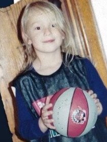 Alanna Smith as a youngster. Picture: Supplied