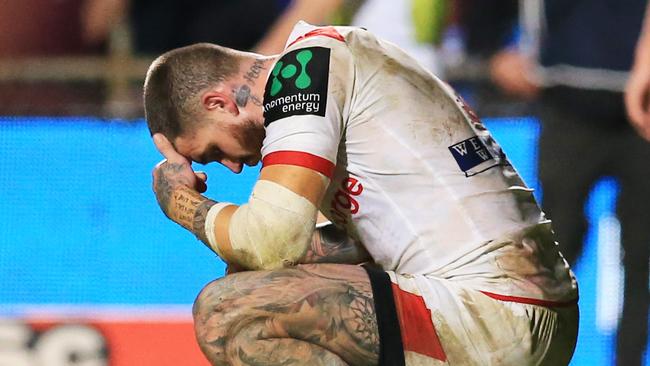 Josh Dugan was awful for the Dragons on Monday night.