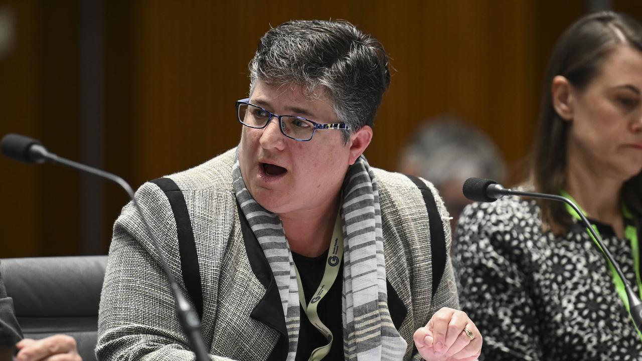 Marisa Purvis-Smith from the Department of Industry and Transport came under fire during the senate inquiry. Picture: NCA NewsWire / Martin Ollman