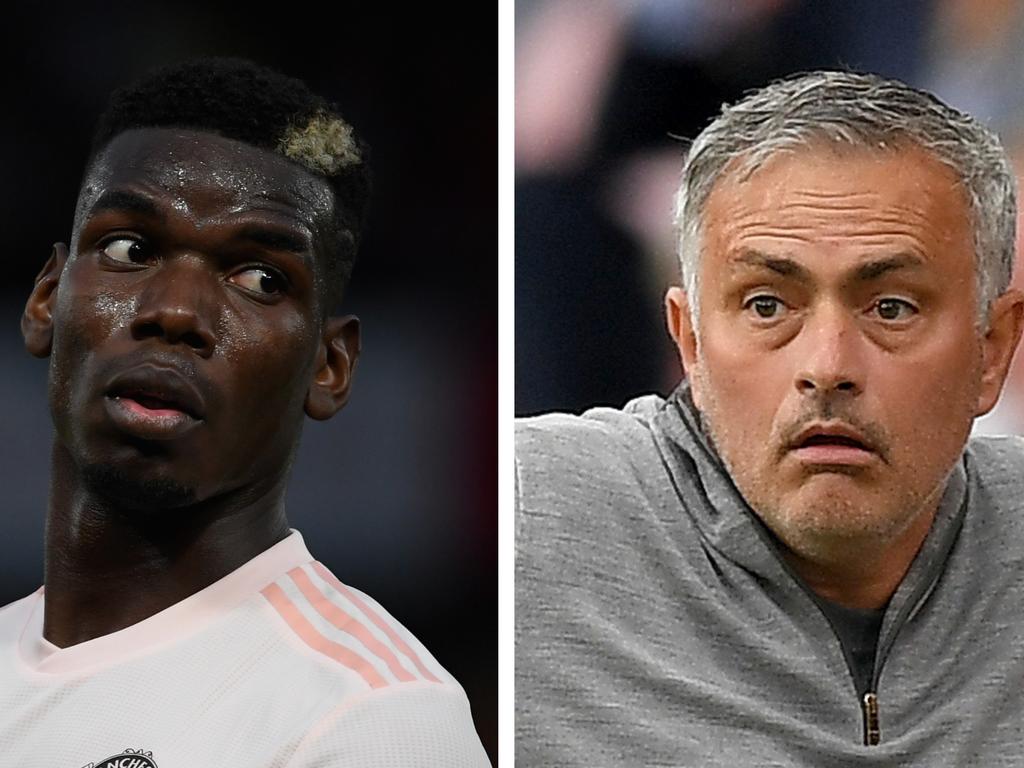 Jose Mourinho vs Paul Pogba