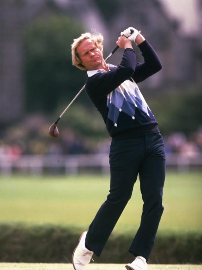 Jack Nicklaus' golf swing. Credit: Supplied.