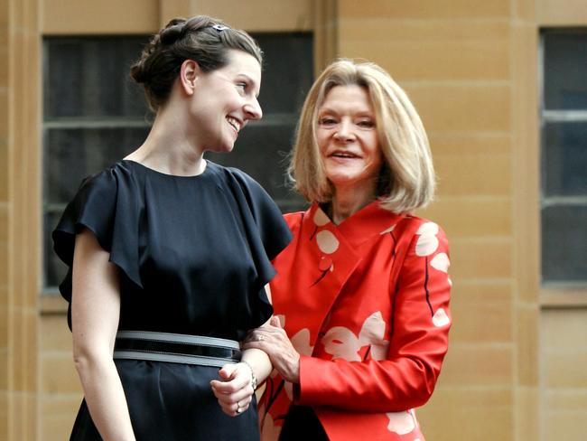 Allegra Spender and her mum Carla Zampatti.