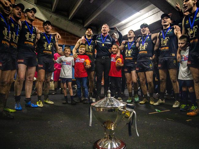 TSL Grand Final 2022. Tigers V Launceston. Launceston win the 2022 TSL Grand Final Picture: Linda Higginson