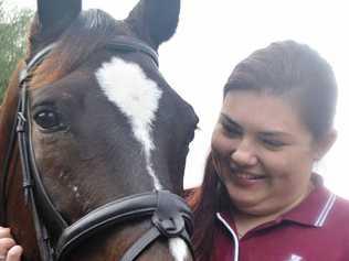 TOP TEAM: Chantal Simpson with her horse Sandford Luminate are back in competition. Picture: Ali Kuchel And Contributed