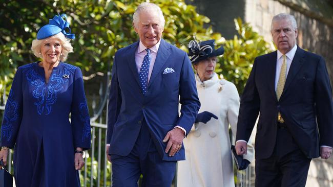 Why did King Charles allow his disgraced brother Prince Andrew to be front and centre? Picture: Yui Mok/AFP