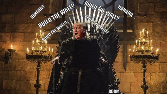 How would Donald Trump go on the Iron Throne?