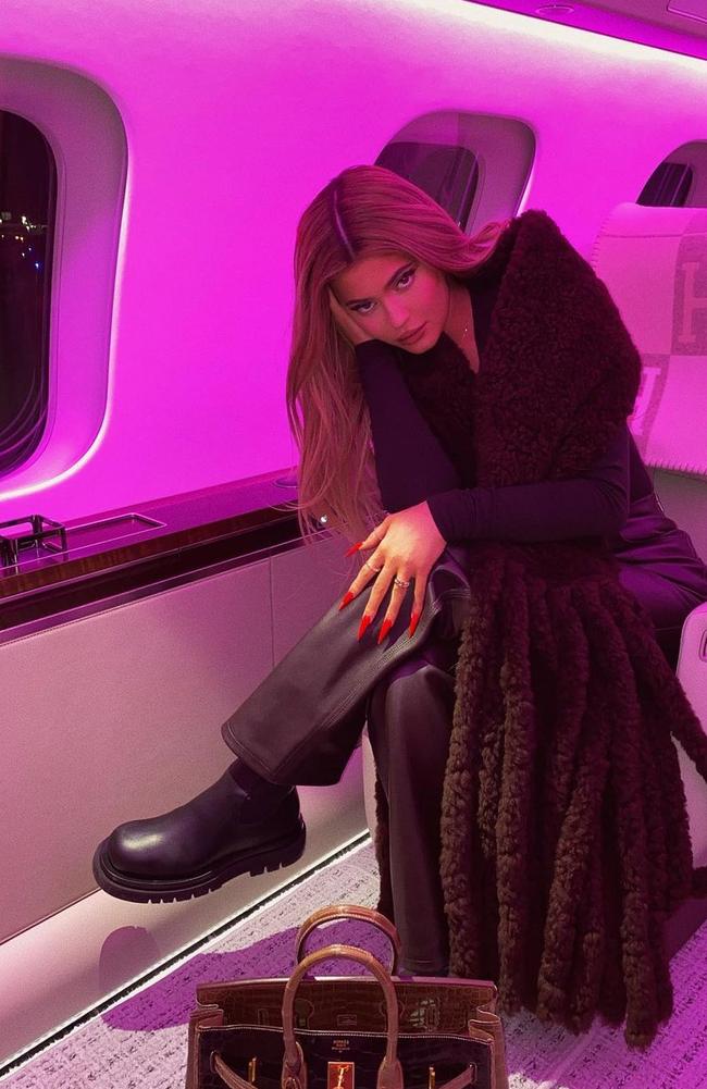 Kylie bought her own pink private jet for her 23rd birthday.