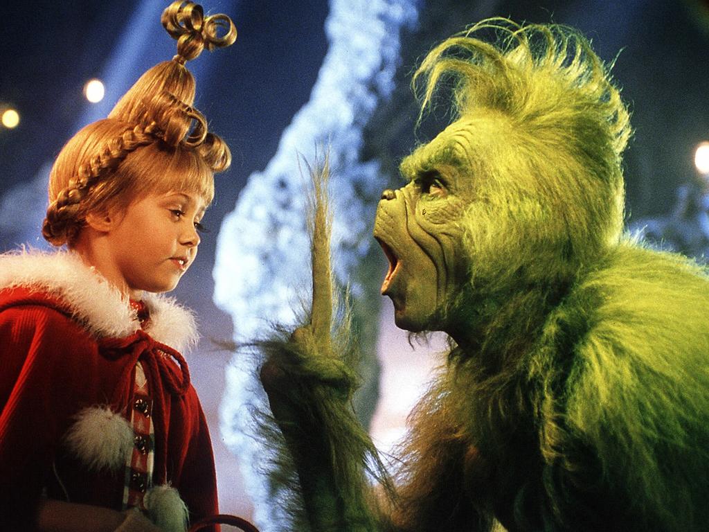 No Christmas cheer here: Jim Carrey makes a memorable Grinch in the film version of the story, playing the hairy green grump who attempts to ruin Christmas for ordinary townsfolk, prompting Mark Knight to compare the character to Reserve Bank Governor Philip Lowe. Picture: supplied