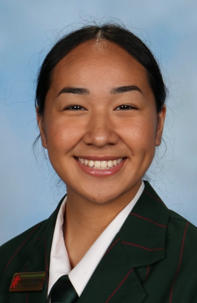 Toalua Solomona, MacGregor State High School, cultural captain.