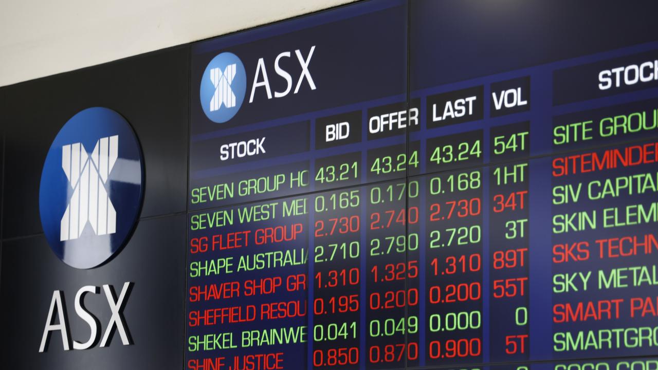 The ASX fell at the close on Tuesday. Picture: NewsWire / Damian Shaw