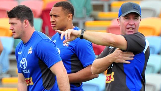 Lachlan Coote had a falling out with Cowboys coach Paul Green. Picture: Wesley Monts