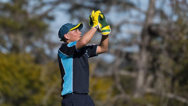 Logan Morrish at the DDSWQ Lords Taverner final selection trials in 2020. Picture: Kevin Farmer