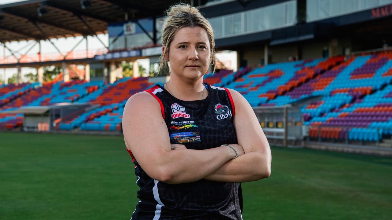 Megan Craufurd- Southern Districts Crocs ahead of the 2024-25 NTFL season. Picture: Pema Tamang Pakhrin