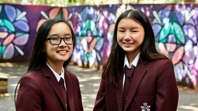 Chantelle Hoang (left) and Alyssa Khaw (right).