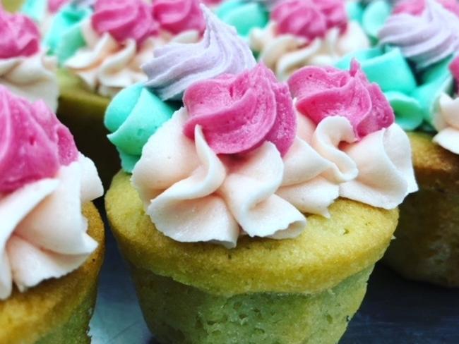 Light and fluffy butter icing cupcakes from The Cupcake Princess. Picture: Supplied