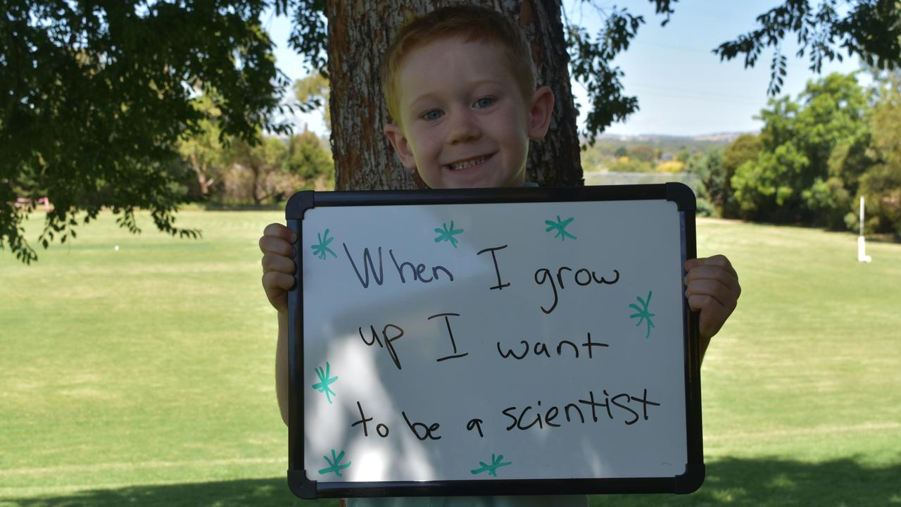 My First Year - Lutheran School Wagga Wagga students say what they would like to be when they grow up. Picture: Sam Turner