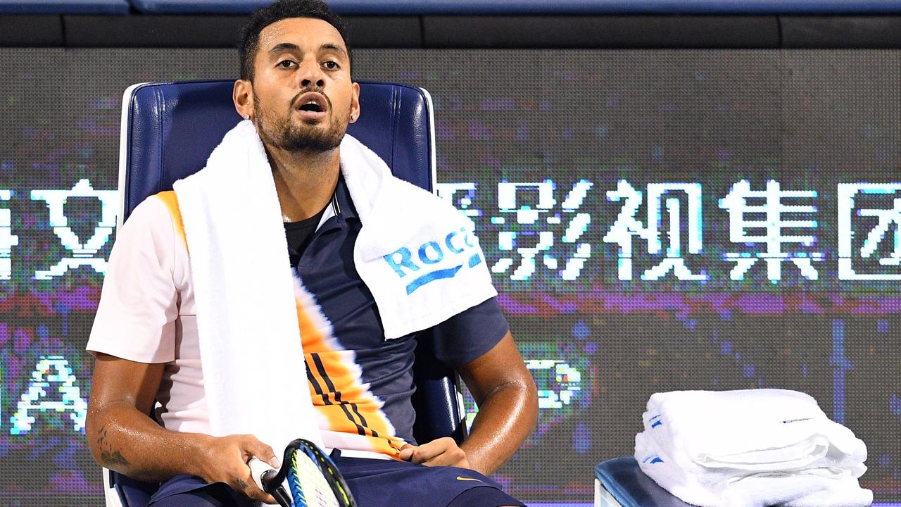 Nick Kyrgios has sought help to get on top of his mental health issues.