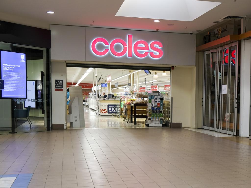 Coles has eased restrictions on milk and mince. Picture: Wayne Taylor.