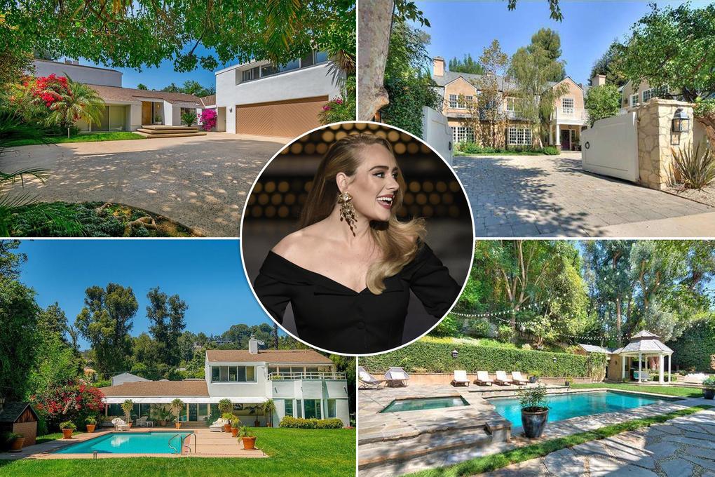 Inside Adele’s $41.5 million Beverly Hills real estate portfolio made ...