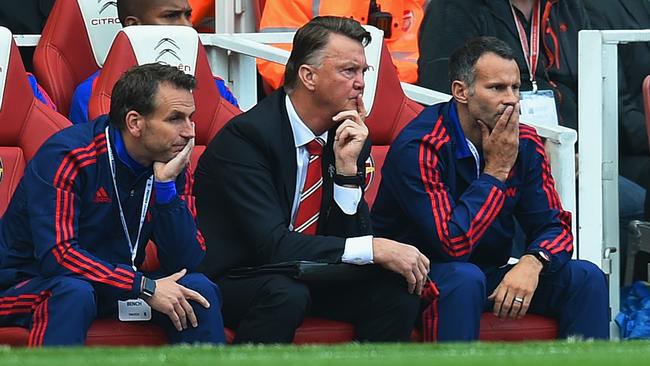 Louis van Gaal during his time as manager of Manchester United.