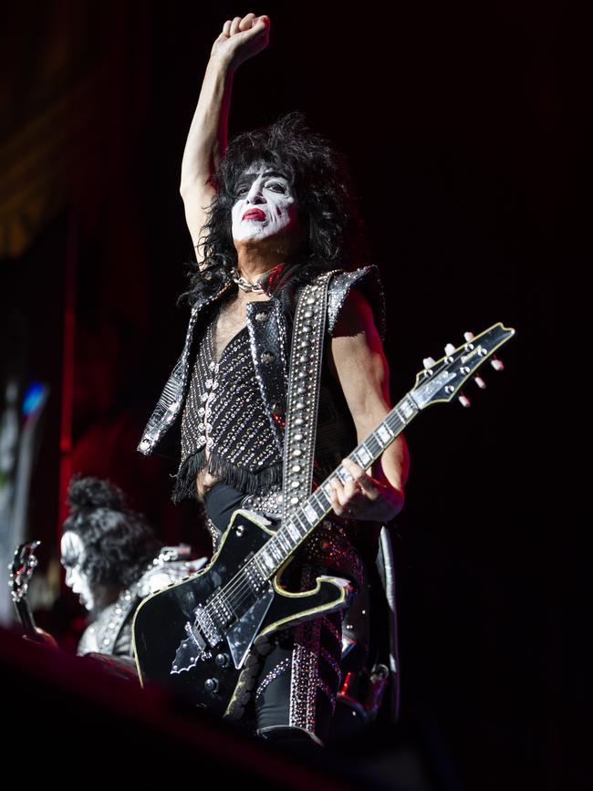 KISS play the first of two nights at Sydney’s Qudos Bank Arena. Picture: Monique Harmer