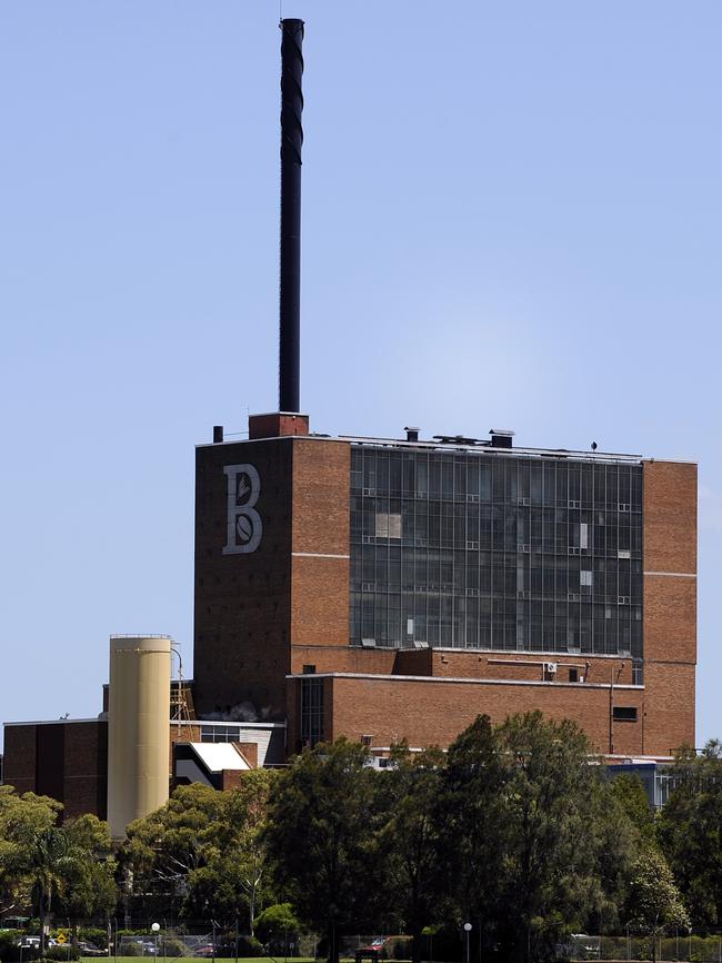 Image of the Iconic Chimney Stacks at the Bushells Factory. Picture: Simon Chillingworth