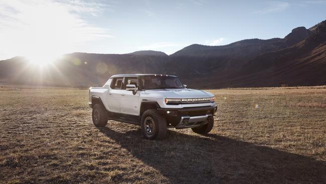 The huge and heavy Hummer EV is an imposing beast.