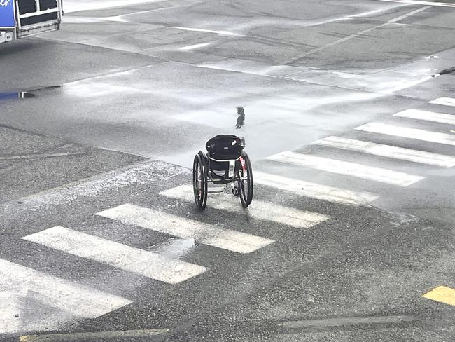 Shane Hryhorec is leading a campaign for better disability access at airports and on airlines with many wheelchair-bound people having a difficult time. Picture: Supplied